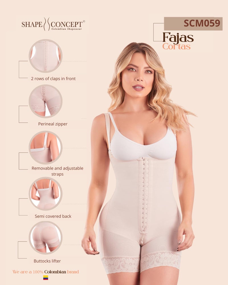 SHAPE CONCEPT High Compression 359 Fajas Colombianas Lipo Garments Post Surgery Girdle for Women - Image 5